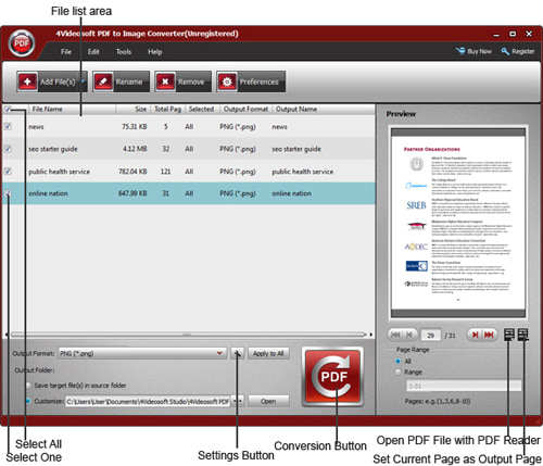PDF to PNG Converter