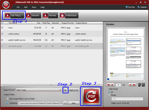 PDF to JPEG Converter