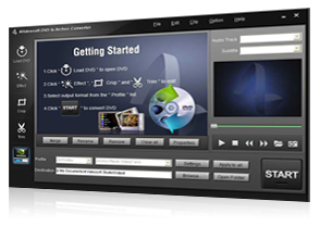 DVD to Archos Converter Screen
