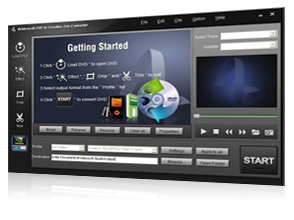 DVD to Creative Zen Converter Screen