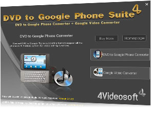 DVD to Google Phone Suite Screen