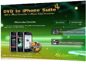 DVD to iPhone Suite Screen