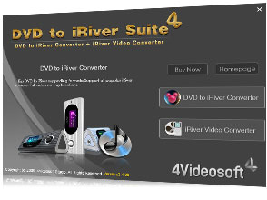 DVD to iRiver Suite Screen