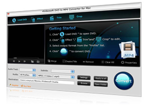 DVD to MP4 Converter for Mac Screen