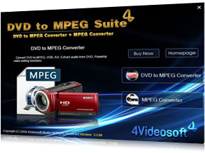 DVD to MPEG Suite Screen