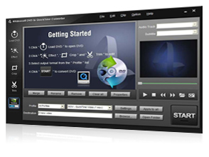 DVD to QuickTime Converter Screen