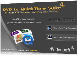 DVD to Quicktime Suite Screen