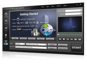 DVD to Zune Converter Screen