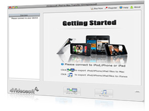 iPod to Mac Transfer Screen