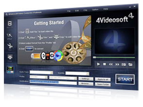 Video Converter Platinum Screen