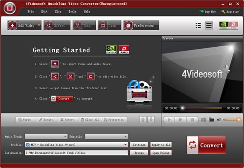 4Videosoft QuickTime Video Converter