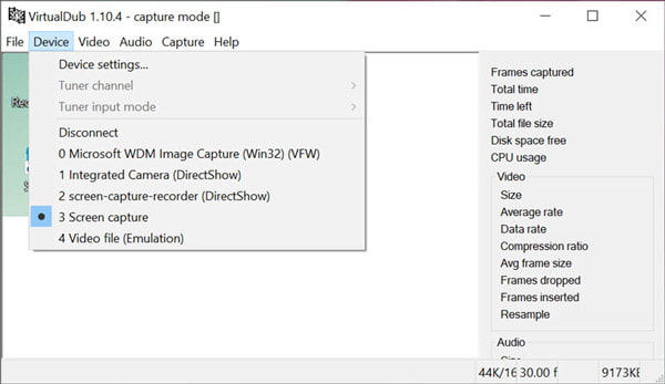 Virtualdub Open Source Screen Recorder