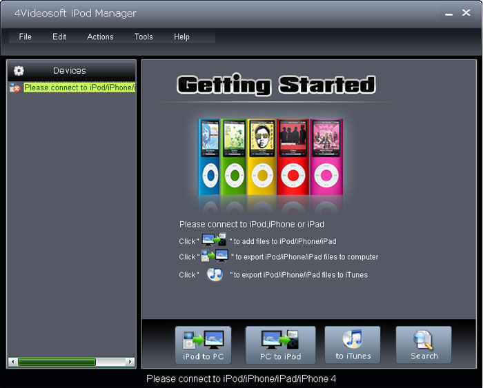 4Videosoft iPod Manager