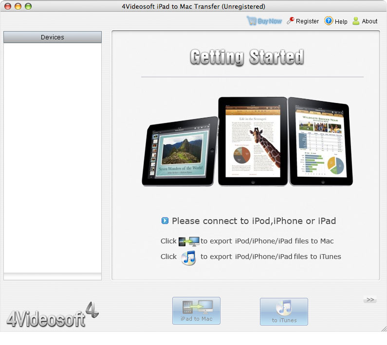 4Videosoft iPad to Mac Transfer