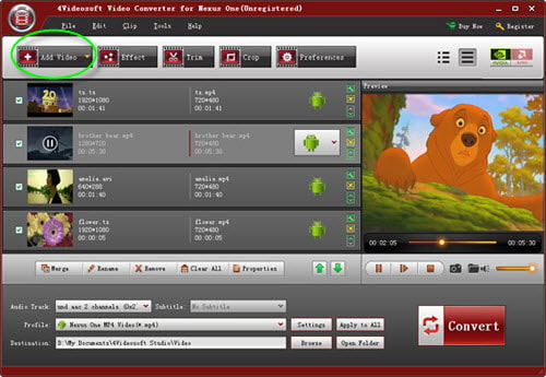 Add video file