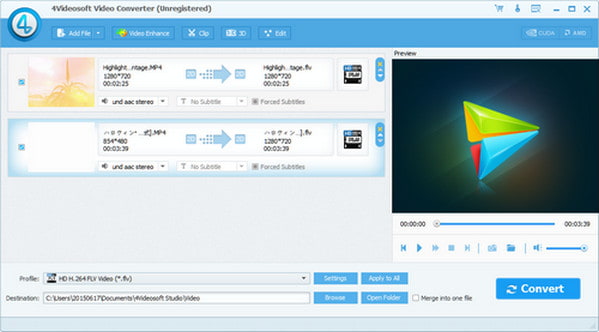 Add video files