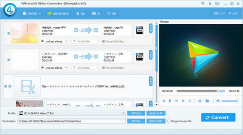 Video Converter Platinum - Load File