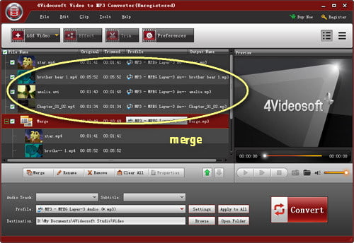 merge videos