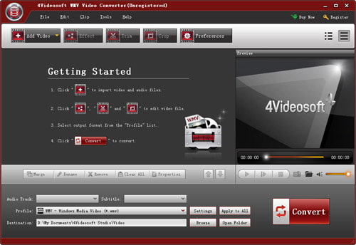 4Videosoft WMV Video Converter