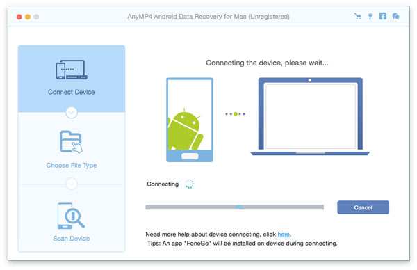 Android Data Recovery para Mac