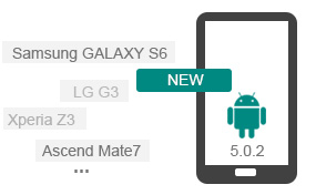 Unterstützen Sie die neuesten Android-Geräte und Betriebssysteme