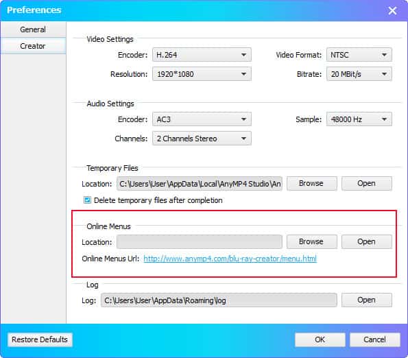 Create Blu-ray Folder