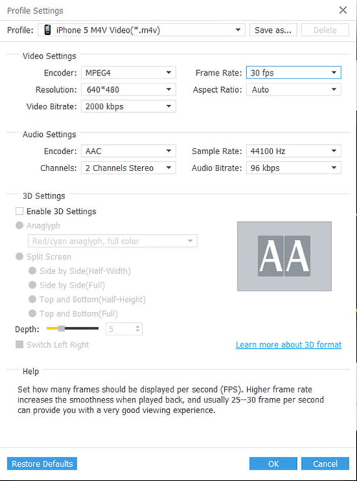 Personalize output file