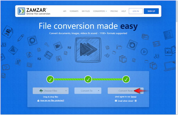 Commence Conversion Process