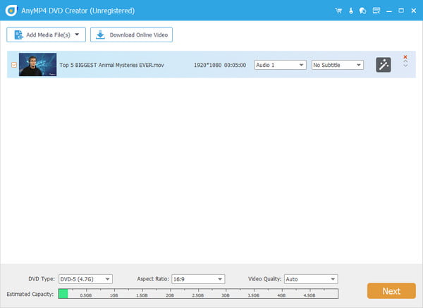 Convert MOV to DVD