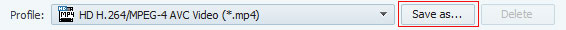 Choose Output Settings
