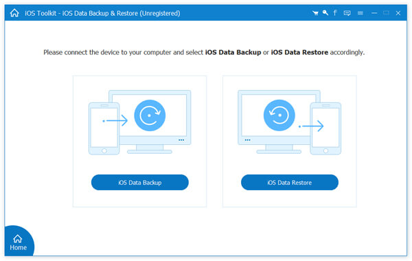 Selecione Backup e restauração de dados