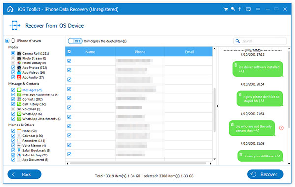 recover imessages