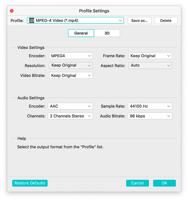 Profile Settings On Mac