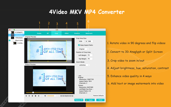 Mkv video converter mac Mkv video converter mac