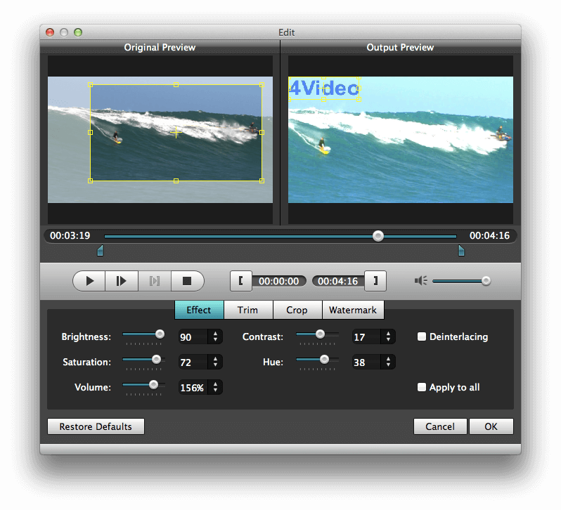 convert wav to mp4 mac