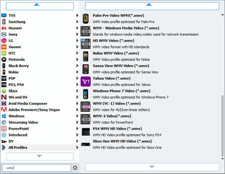 Set output format