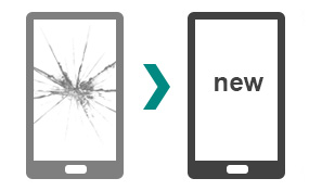 Übertragen Sie Ihre zertrümmerten Telefone auf ein neues Telefon