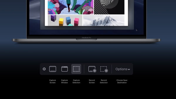 Grabación de pantalla de Macos Mojave