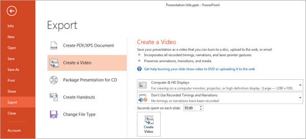 Convert Powerpoint To Video 2020