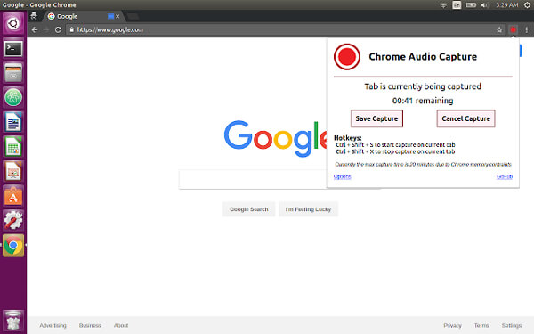 Plugin Chrome Aduio Capture