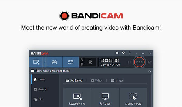 Bandicam бесплатное средство записи экрана