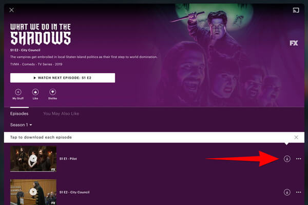 Hulu Download TV Show