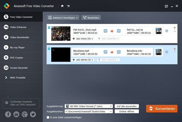 Convertisseur vidéo gratuit