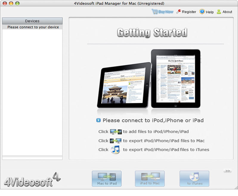 ipad mac senza itunes