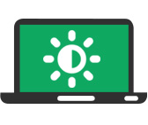 Optimize brightness and contrast
